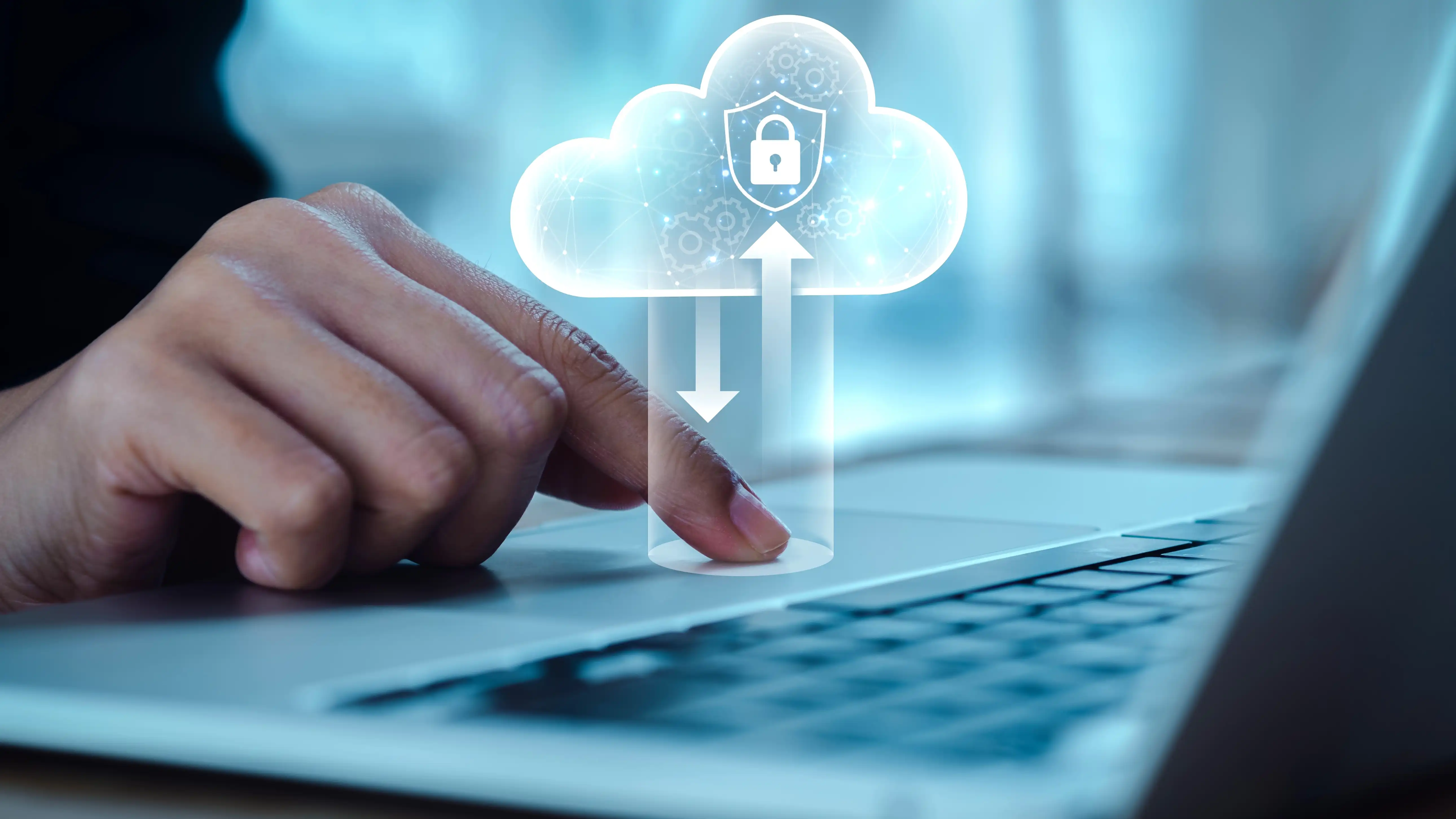Cloud security interface on a mobile device