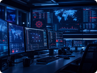 Security specialists managing business technology operations